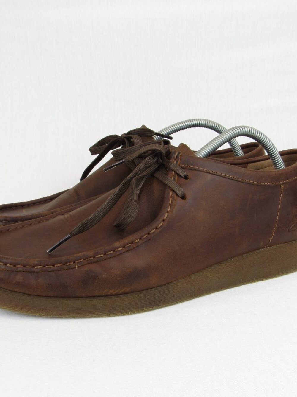 Clarks Wallabees Men Size 12 M Low Top Moccasin-Style Leather Upper Crepe Sole